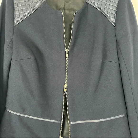 Bailey 44 Women’s Jacket ZipUp Navy Size Small Moto Quilted Casual Office - Picture 3 of 12